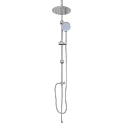 vidaXL Douche systeem zilver 47 x 20 x 95 cm Roestvrij staal