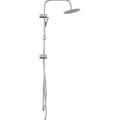 vidaXL Douche systeem zilver 47 x 20 x 95 cm Roestvrij staal