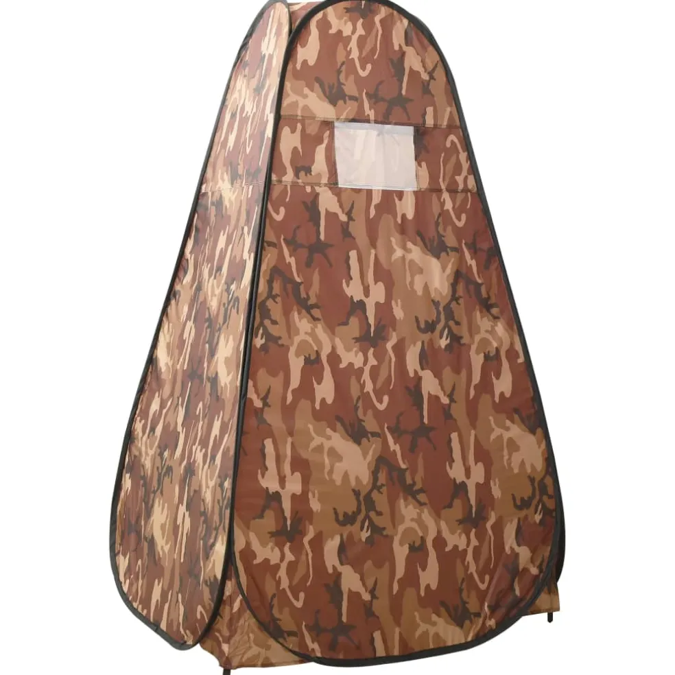 vidaXL Douchetent pop-up camouflage