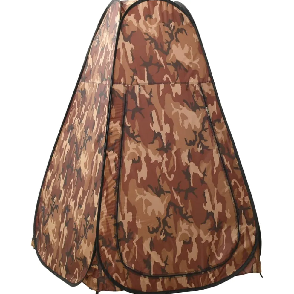 vidaXL Douchetent pop-up camouflage