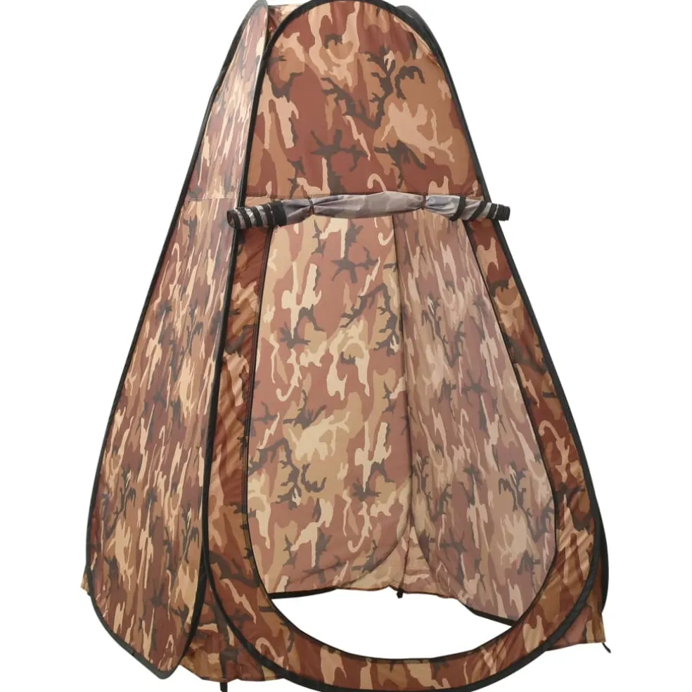 vidaXL Douchetent pop-up camouflage