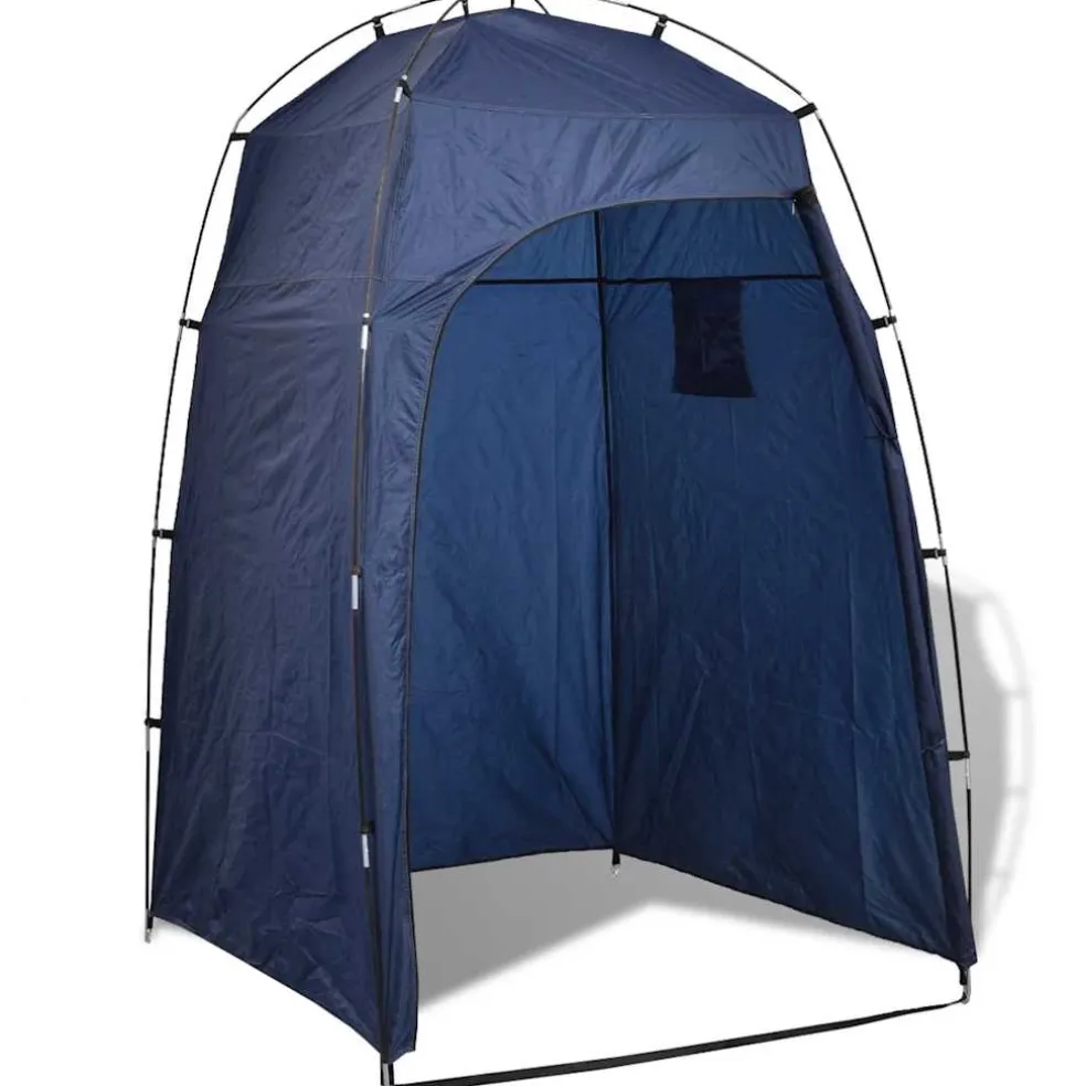 vidaXL Douche-/WC-/omkleedtent blauw