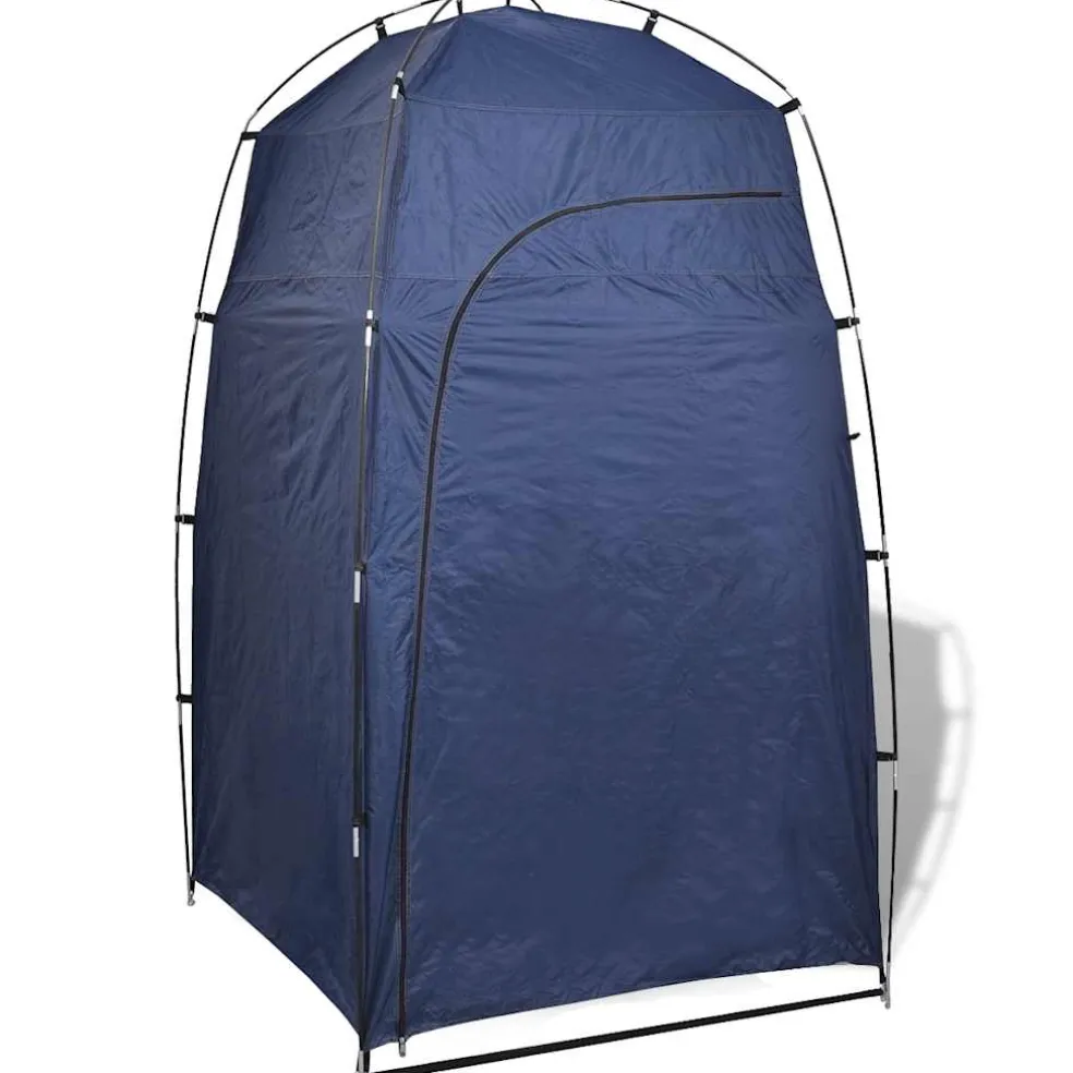 vidaXL Douche-/WC-/omkleedtent blauw