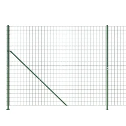 vidaXL Draadgaashek met flens 2,2x10 m groen