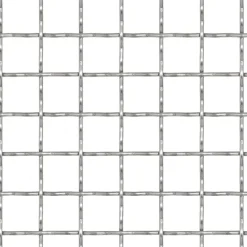 vidaXL Draadhek geweven gaas 50x50 cm 11x11x2 mm roestvrij staal