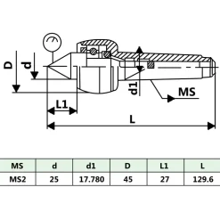 vidaXL Draaicenter MT2