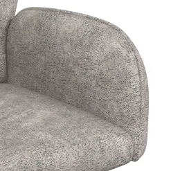 vidaXL Draai Eetstoelen 4 st Nep Suede Leer Lichtgrijs 54 x 55 x 86 cm