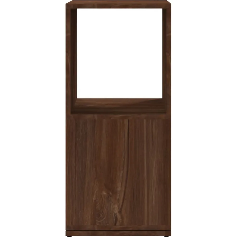 vidaXL Draaikast 34,5x34,5x75,5 cm spaanplaat bruin eikenkleur