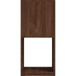vidaXL Draaikast 34,5x34,5x75,5 cm spaanplaat bruin eikenkleur