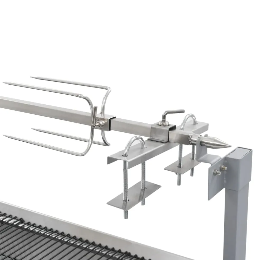 vidaXL Draaispit barbecue met elektrische motor