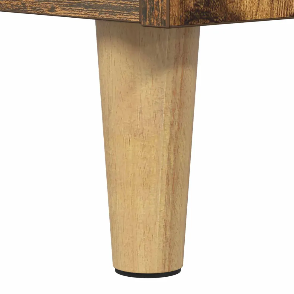 vidaXL Draaitafelstand Gerookt eiken 47 x 39,5 x 74,5 cm Bewerkt hout