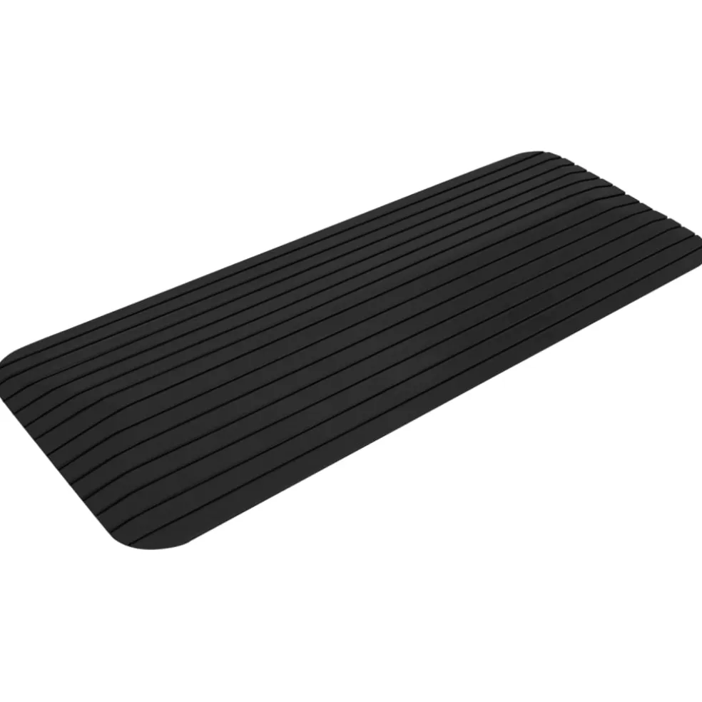 vidaXL Drempelhulp 110x21x2,5 cm rubber