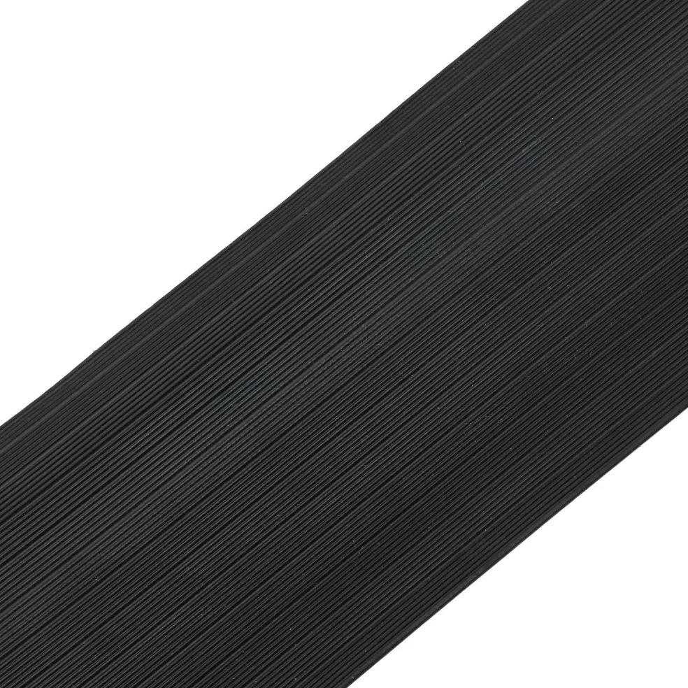 vidaXL Drempelprofiel voor garagedeur Zwart 74 x 20 mm 1 m EPDM-rubber