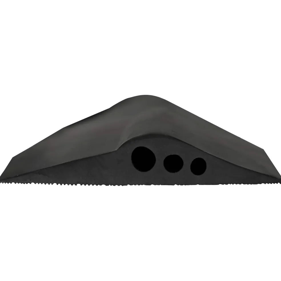 vidaXL Drempelprofiel voor garagedeur Zwart 74 x 20 mm 1 m EPDM-rubber