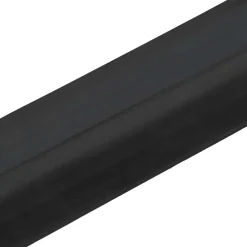 vidaXL Drempelprofiel voor garagedeur Zwart 74 x 20 mm 1 m EPDM-rubber