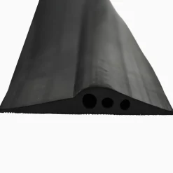vidaXL Drempelprofiel voor garagedeur Zwart 78 x 14 mm 1 m EPDM-rubber