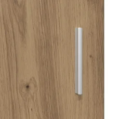 vidaXL Dressoir Artisanaal eiken 98,5 x 33 x 80 cm Bewerkt hout