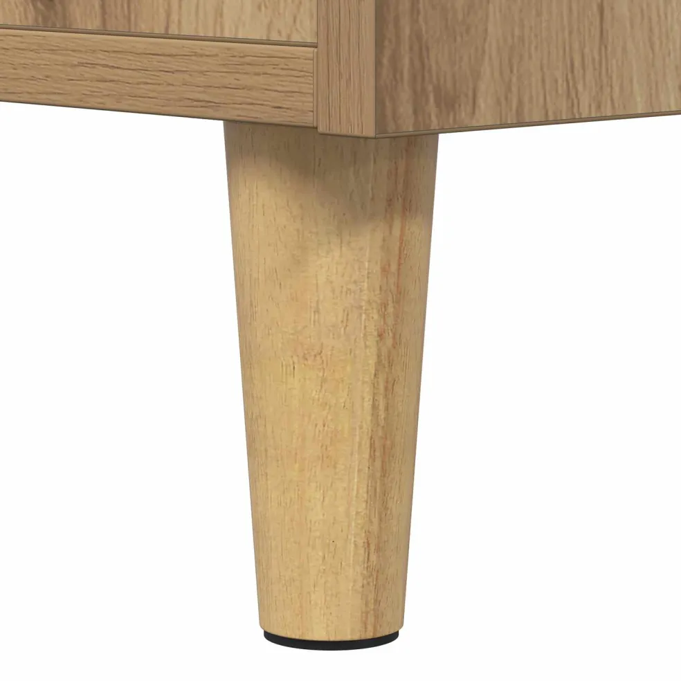 vidaXL Dressoir Artisan Eiken 34,5 x 34 x 90 cm Bewerkt hout