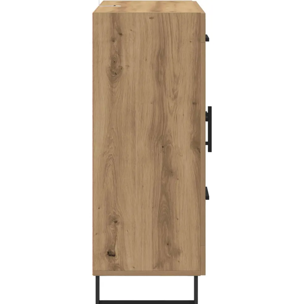 vidaXL Dressoir Artisan Eiken 69,5 x 34 x 90 cm