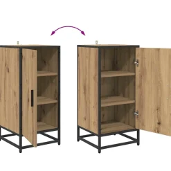 vidaXL Dressoir Artisan Eiken 35,5 x 35 x 76 cm