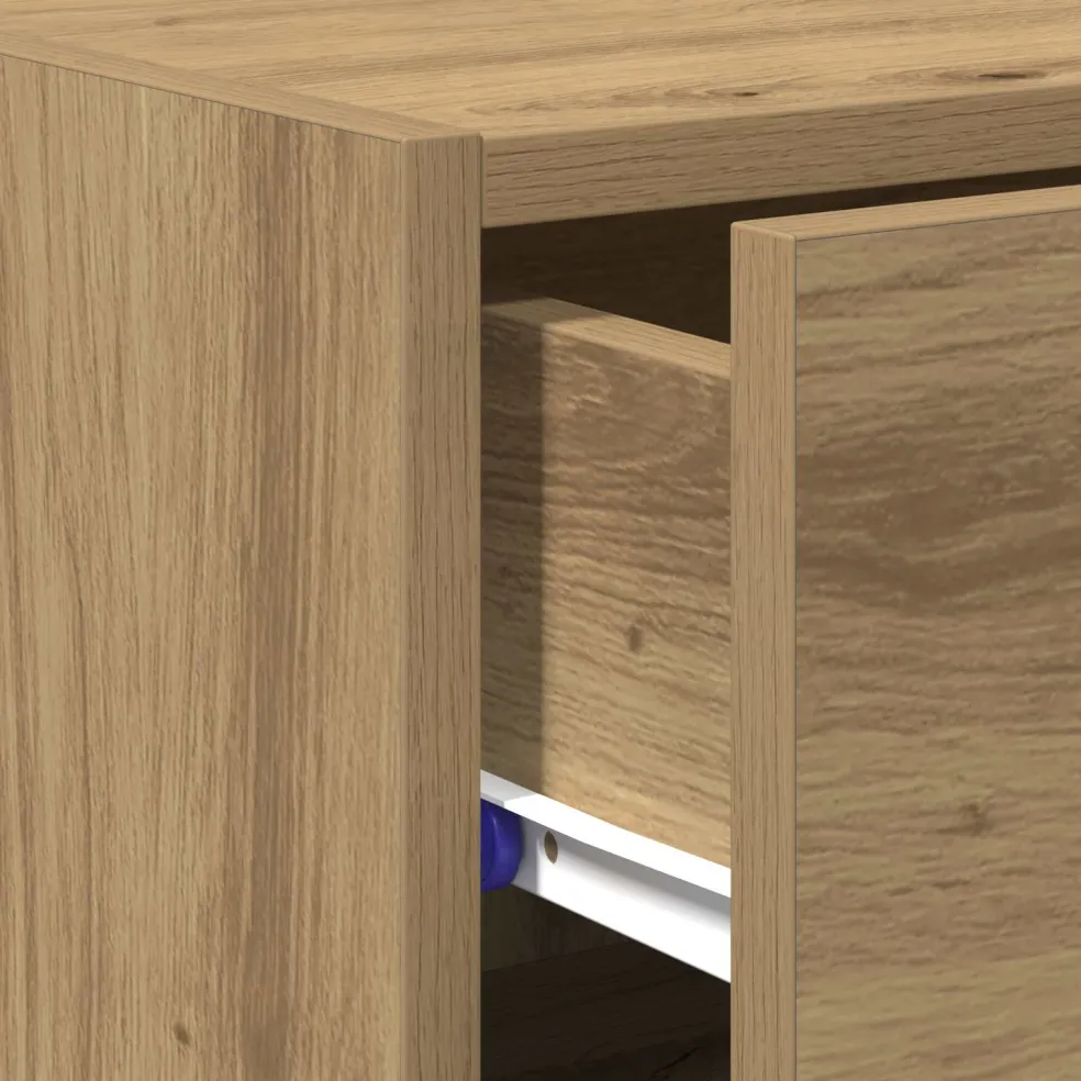 vidaXL Dressoir Artisan Eiken 50 x 42,5 x 93 cm