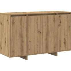 vidaXL Dressoir Artisan Eiken 120 x 41 x 75 cm Bewerkt hout