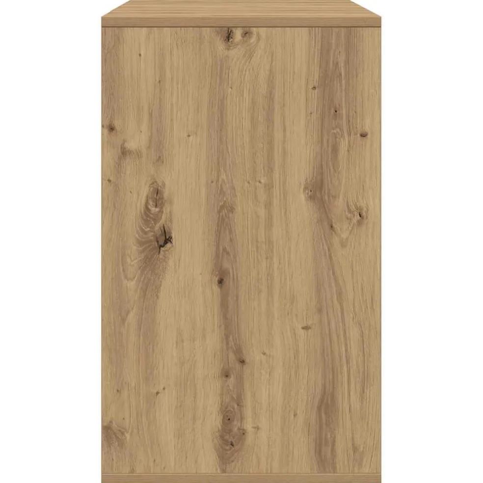 vidaXL Dressoir Artisan Eiken 120 x 41 x 75 cm Bewerkt hout