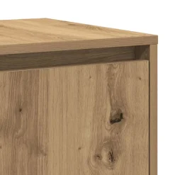 vidaXL Dressoir Artisan Eiken 120 x 41 x 75 cm Bewerkt hout