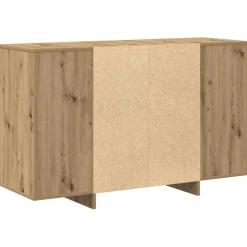 vidaXL Dressoir Artisan Eiken 120 x 41 x 75 cm Bewerkt hout