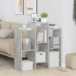 vidaXL Dressoir Beton Grijs 90 x 30 x 90 cm