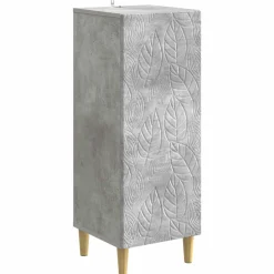 vidaXL Dressoir Betongrijs 33 x 34,5 x 90 cm Bewerkt hout