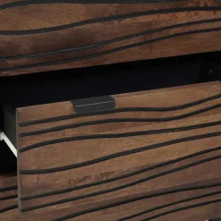 vidaXL Dressoir Bruin 60 x 33.5 x 75 cm Massief mangohout