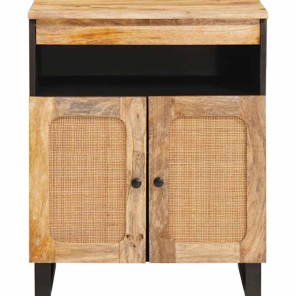 vidaXL Dressoir Bruin 60 x 33 x 75 cm Massief Mango Hout