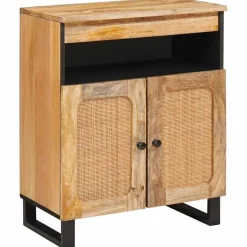 vidaXL Dressoir Bruin 60 x 33 x 75 cm Massief Mango Hout