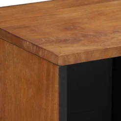 vidaXL Dressoir Bruin 80 x 33 x 75 cm Massief Mango Hout