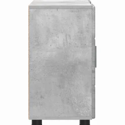 vidaXL Dressoir FLORIN 88,5 x 30,5 x 55,5 cm Beton Grijs Bewerkt hout
