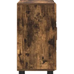 vidaXL Dressoir FLORIN 88,5 x 30,5 x 55,5 cm Gerookt eiken