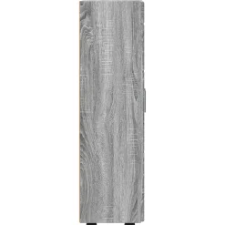 vidaXL Dressoir FLORIN 55,5 x 29 x 100 cm Grijs Sonoma Bewerkt hout