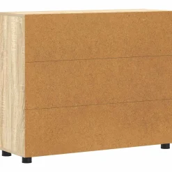 vidaXL Dressoir FLORIN 88,5 x 30,5 x 73 cm Sonoma Eiken Bewerkt hout