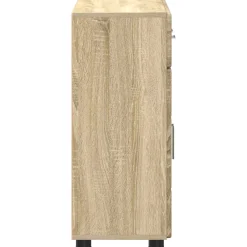 vidaXL Dressoir FLORIN 88,5 x 30,5 x 73 cm Sonoma Eiken Bewerkt hout