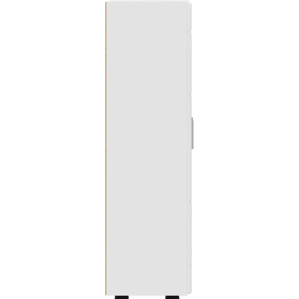 vidaXL Dressoir FLORIN 55,5 x 29 x 100 cm Wit Bewerkt hout