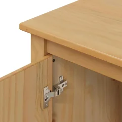 vidaXL Dressoir HILL Honingbruin 154 x 40 x 80 cm Massief grenenhout