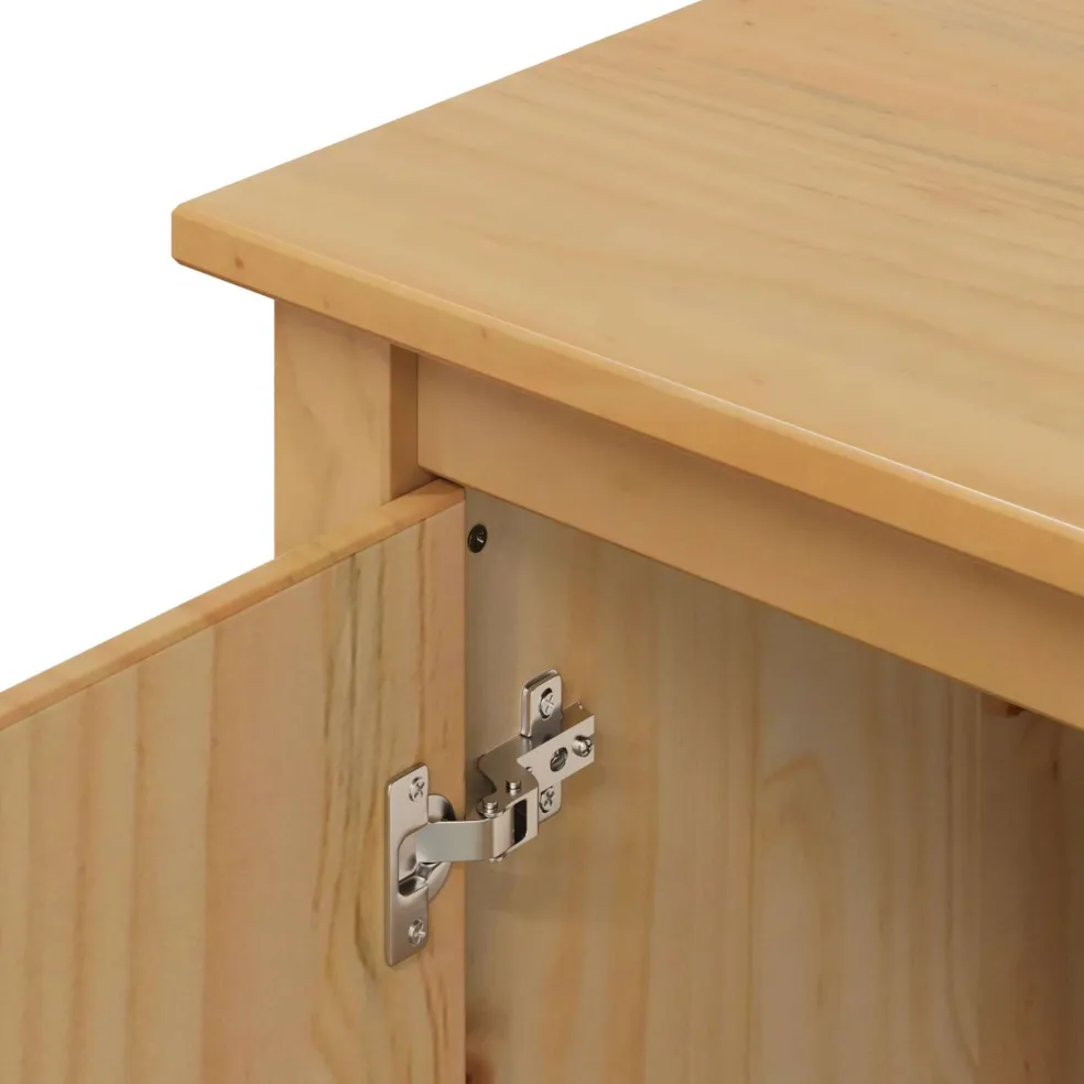 vidaXL Dressoir HILL Honingbruin 154 x 40 x 80 cm Massief grenenhout