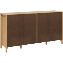 vidaXL Dressoir HILL Honingbruin 154 x 40 x 80 cm Massief grenenhout