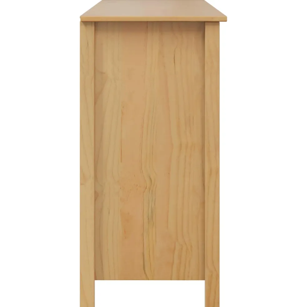 vidaXL Dressoir HILL Honingbruin 154 x 40 x 80 cm Massief grenenhout