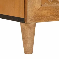 vidaXL Dressoir Lichtbruin 60 x 33 x 75 cm massief mangohout