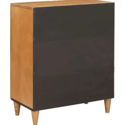 vidaXL Dressoir Lichtbruin 60 x 33 x 75 cm massief mangohout