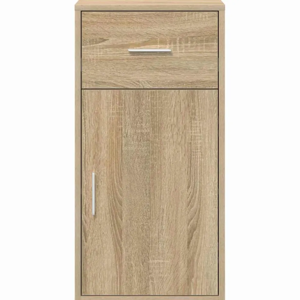vidaXL Dressoir met lade Sonoma Eiken 38 x 34 x 75 cm