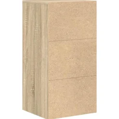 vidaXL Dressoir met lade Sonoma Eiken 38 x 34 x 75 cm