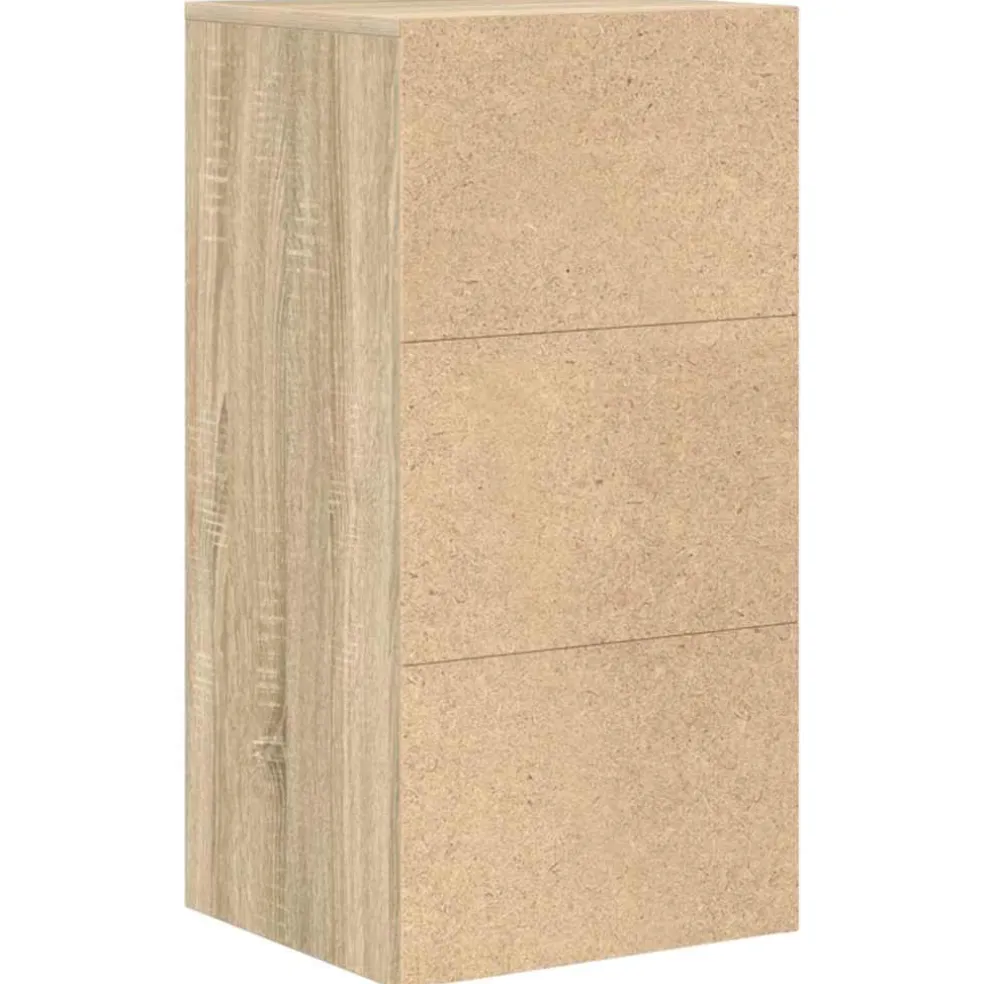 vidaXL Dressoir met lade Sonoma Eiken 38 x 34 x 75 cm